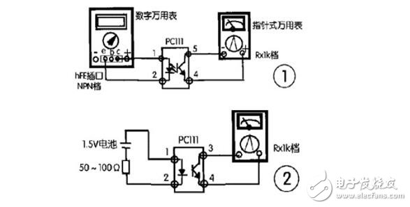 光电器件的检测，光耦的检测判断，光电二极管、光电三极管与光耦的检测区分